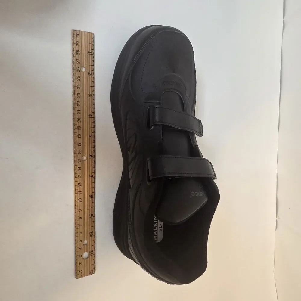 New Balance 577 Walking Shoes Mens Size 11 4E Black Hook & Loop Straps MW577VK
